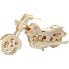 3D drveni model motocikla